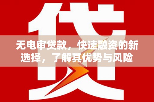 柳城无电审贷款，快速融资的新选择，了解其优势与风险