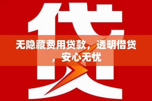 柳城无隐藏费用贷款，透明借贷，安心无忧