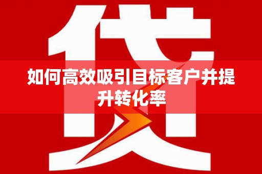 柳城如何高效吸引目标客户并提升转化率