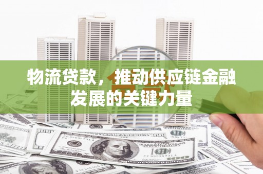 柳城物流贷款，推动供应链金融发展的关键力量
