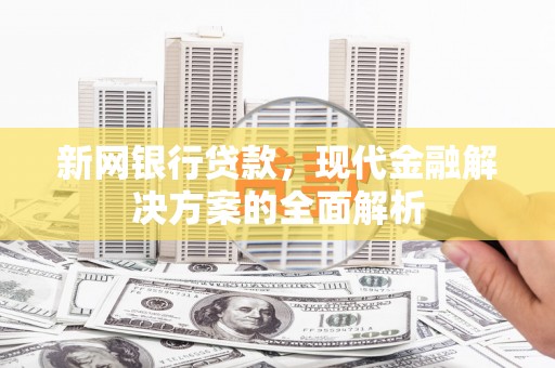柳城新网银行贷款，现代金融解决方案的全面解析