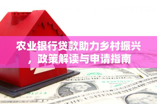 柳城农业银行贷款助力乡村振兴，政策解读与申请指南