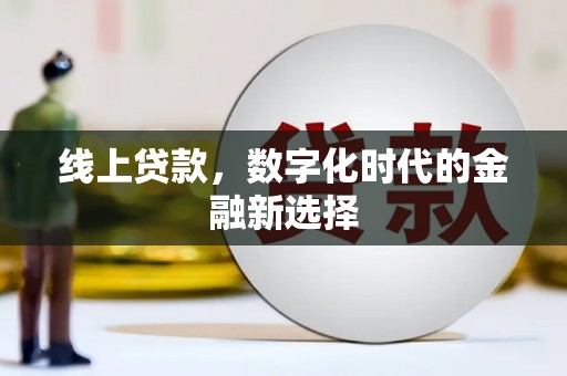 柳城线上贷款，数字化时代的金融新选择
