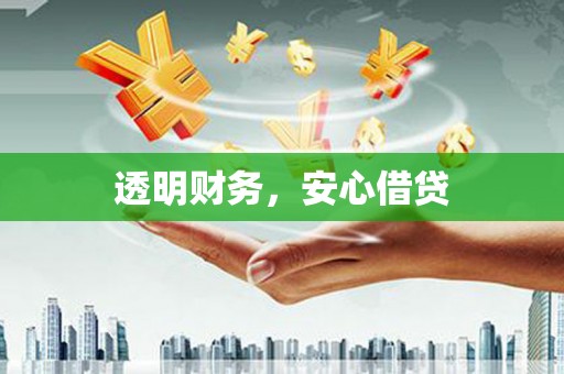 柳城透明财务，安心借贷