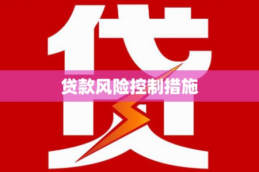 柳城贷款风险控制措施