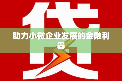 柳城助力小微企业发展的金融利器