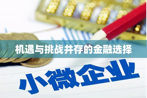 柳城机遇与挑战并存的金融选择
