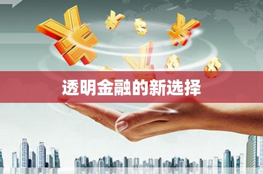 柳城透明金融的新选择