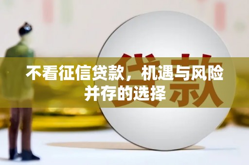 柳城不看征信贷款，机遇与风险并存的选择